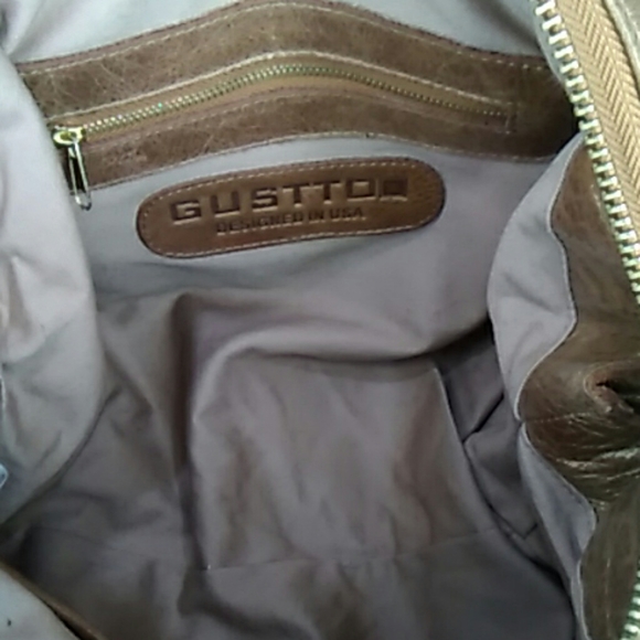 Pre-owned Gold Leather Gustto Handbag - Picture 5 of 8